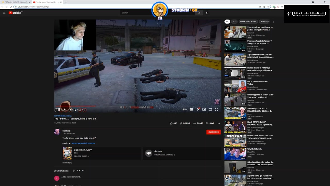 Koil Reacts to Xqc being told to Leave the Server | GTA RP NoPixel 3.1