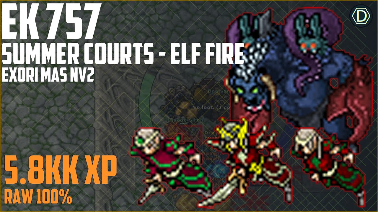 MY HUNTS : EK SOLO LV 757 ELF FIRE - SUMMER COURT 5.8KK RAW XP