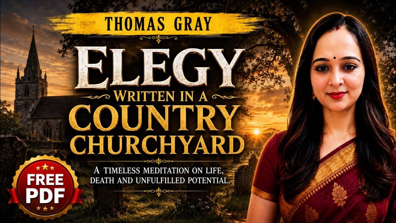 Elegy Written in a Country Churchyard by Thomas Gray | Elegy Written in a Country Churchyard