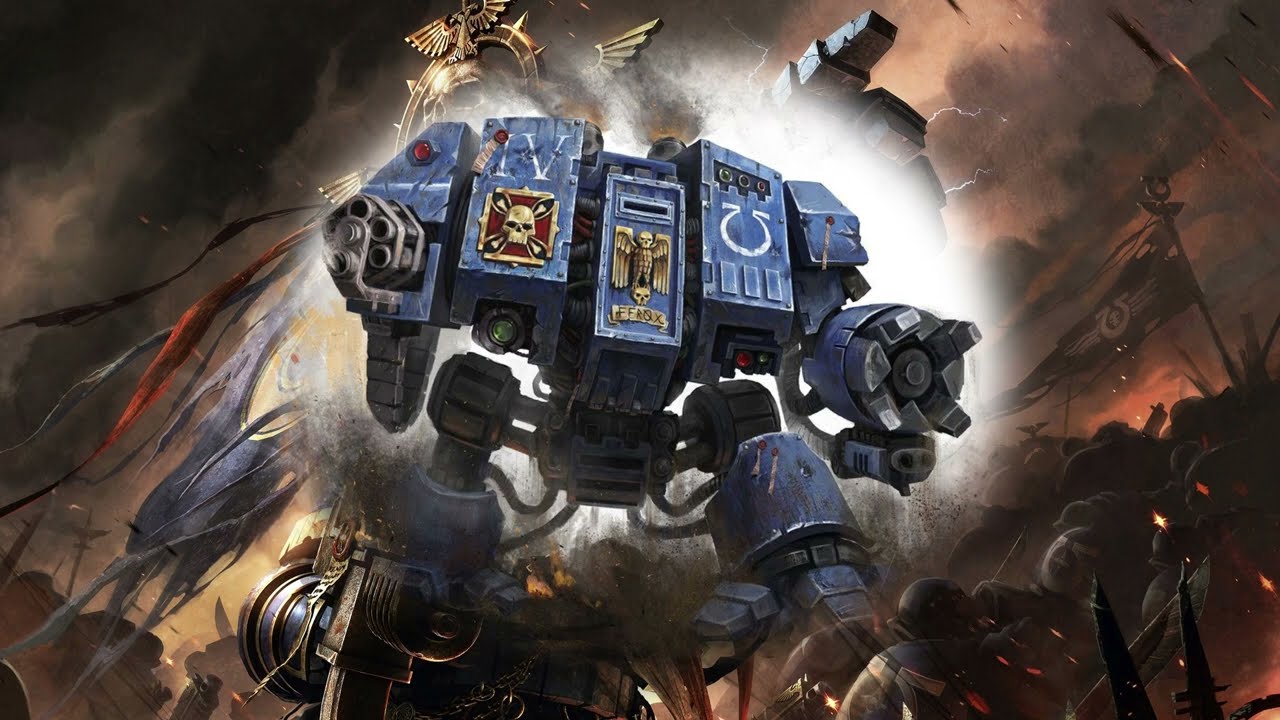 Space Marines Dreadnought Lines | 40,000 Gladius Too Many Voices Mod