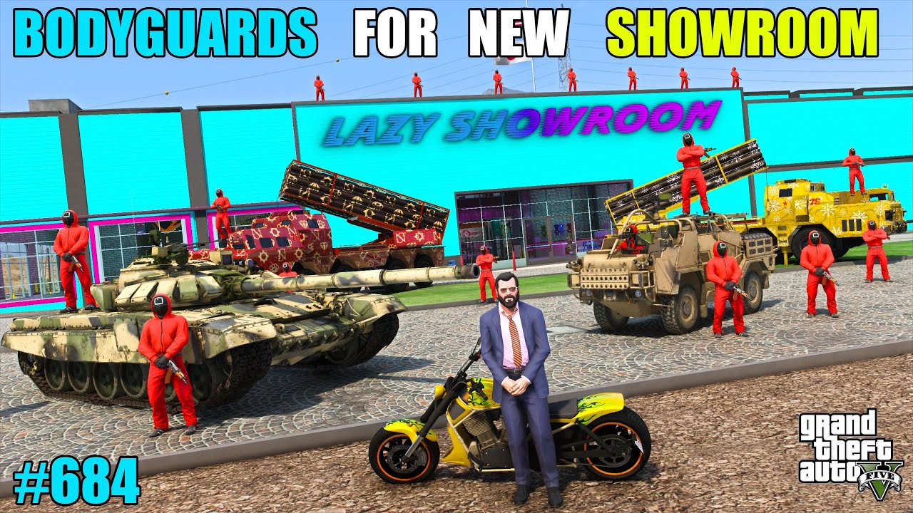 GTA 5 : ADVANCED SECURITY DEPLOYED IN MY SHOWROOM | GTA 5 GAMEPLAY #684