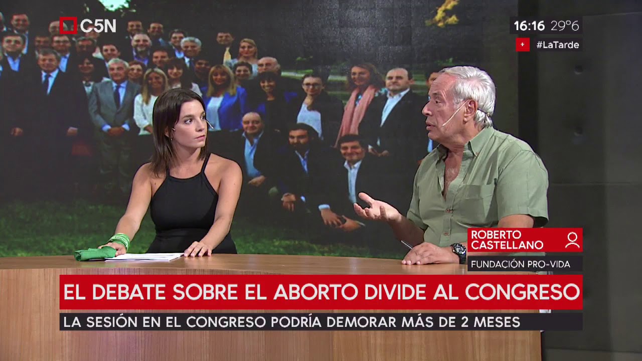 Debate sobre el aborto en La Tarde