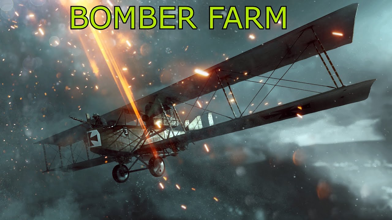 Bomber gunner with one of the best Bomber Pilots in Battlefield 1