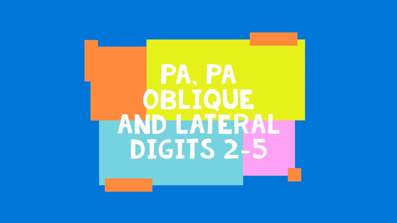 2nd-5th digits