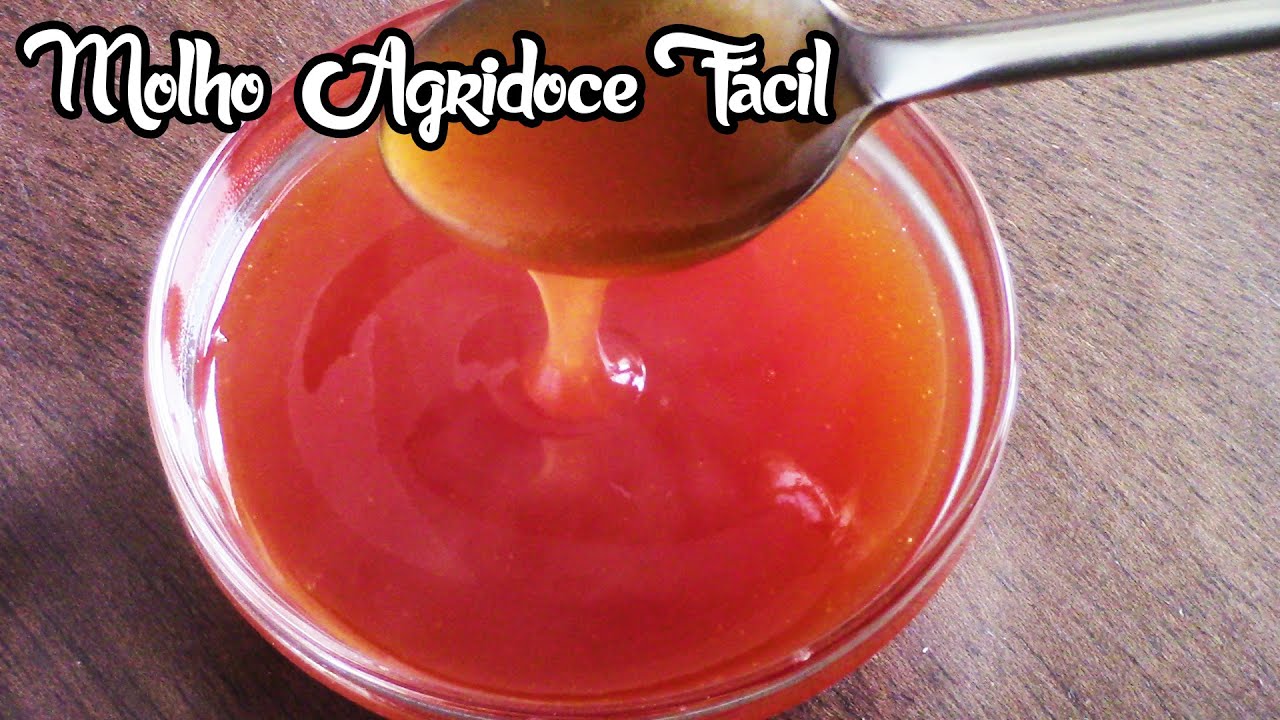 MOLHO AGRIDOCE BÁSICO - FÁCIL DE FAZER