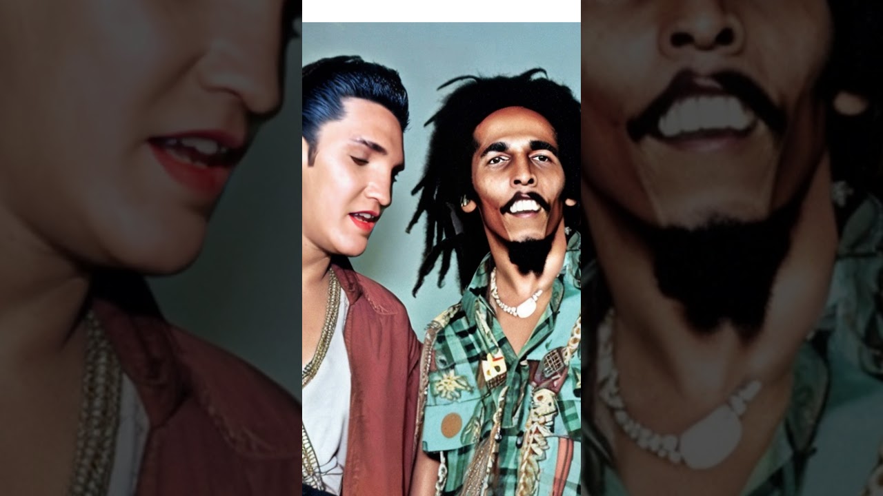 ELVIS PRESLEY & BOB MARLEY JAMACAI 1973