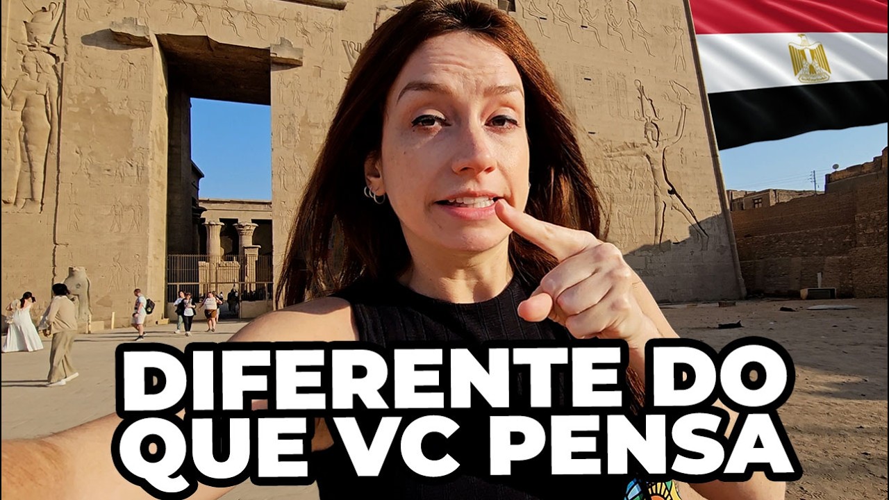 VIAJAR PELO EGITO É DIFERENTE DO QUE VOCÊ IMAGINA | CRUZEIRO NO NILO E EDFU