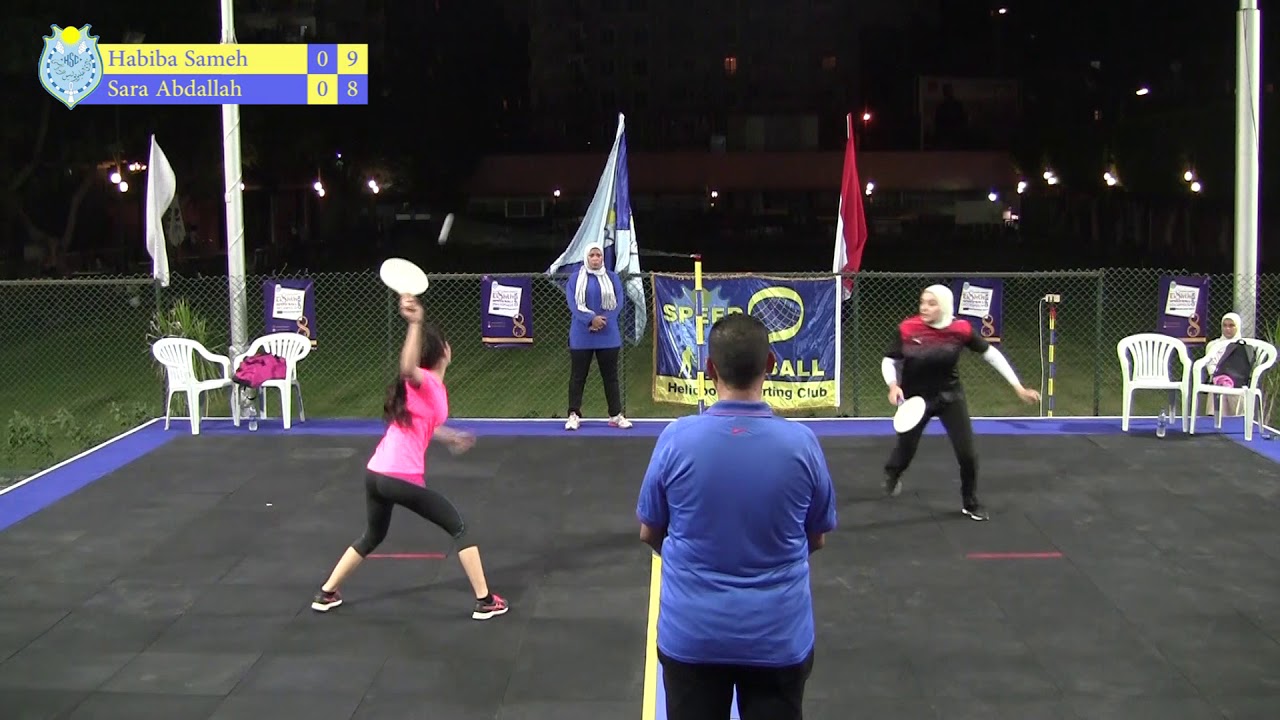 Habiba Sameh VS Sara Abdallah - Speedball Heliopolis Open 2017 - Women's R16