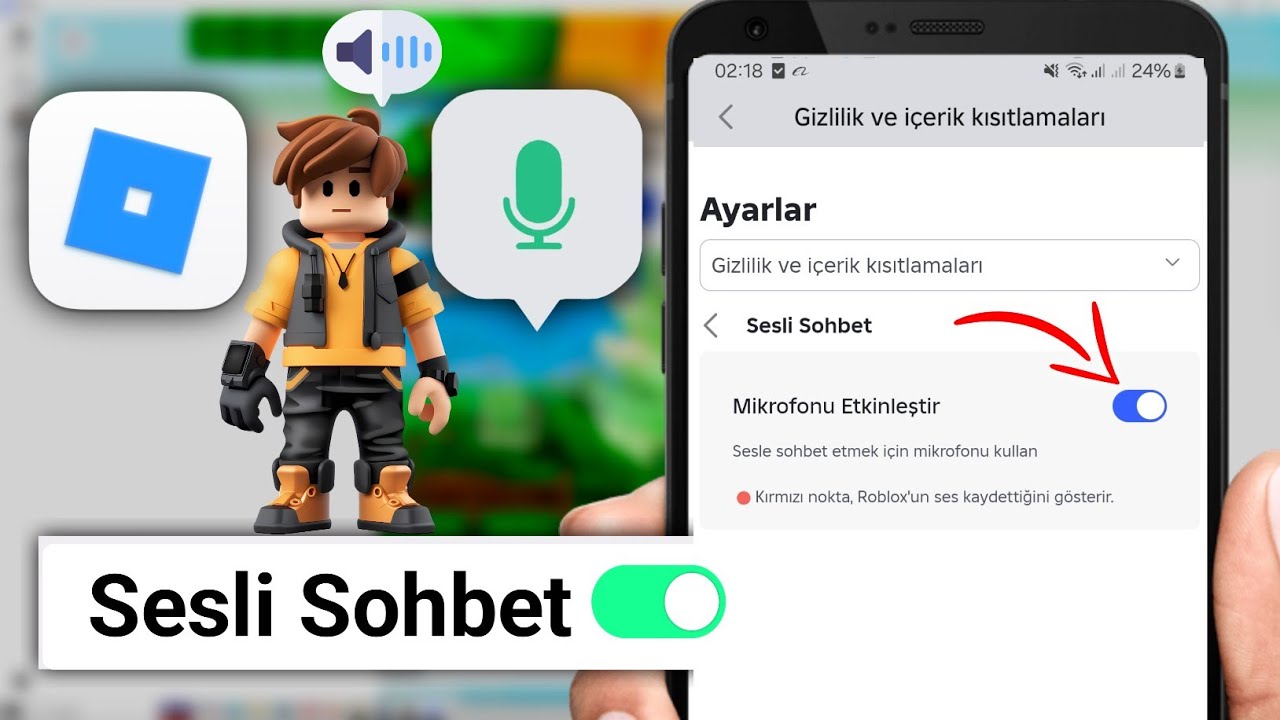 Roblox&rsquo;ta Sesli Sohbet Nasıl A&ccedil;ılır? 🎤 (Kolay Anlatım)