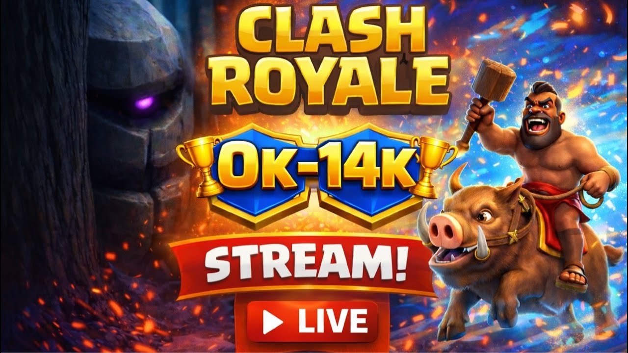 🚀PUSHING TROPHY ROAD ON SUB ACCOUNT🚀| 10K → 14K TROPHY ROAD PUSH