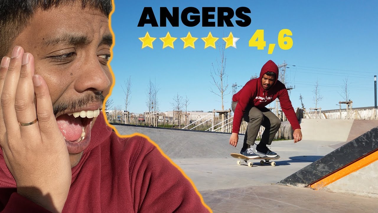 Skatepark Angers Saint-Serge : session de skate