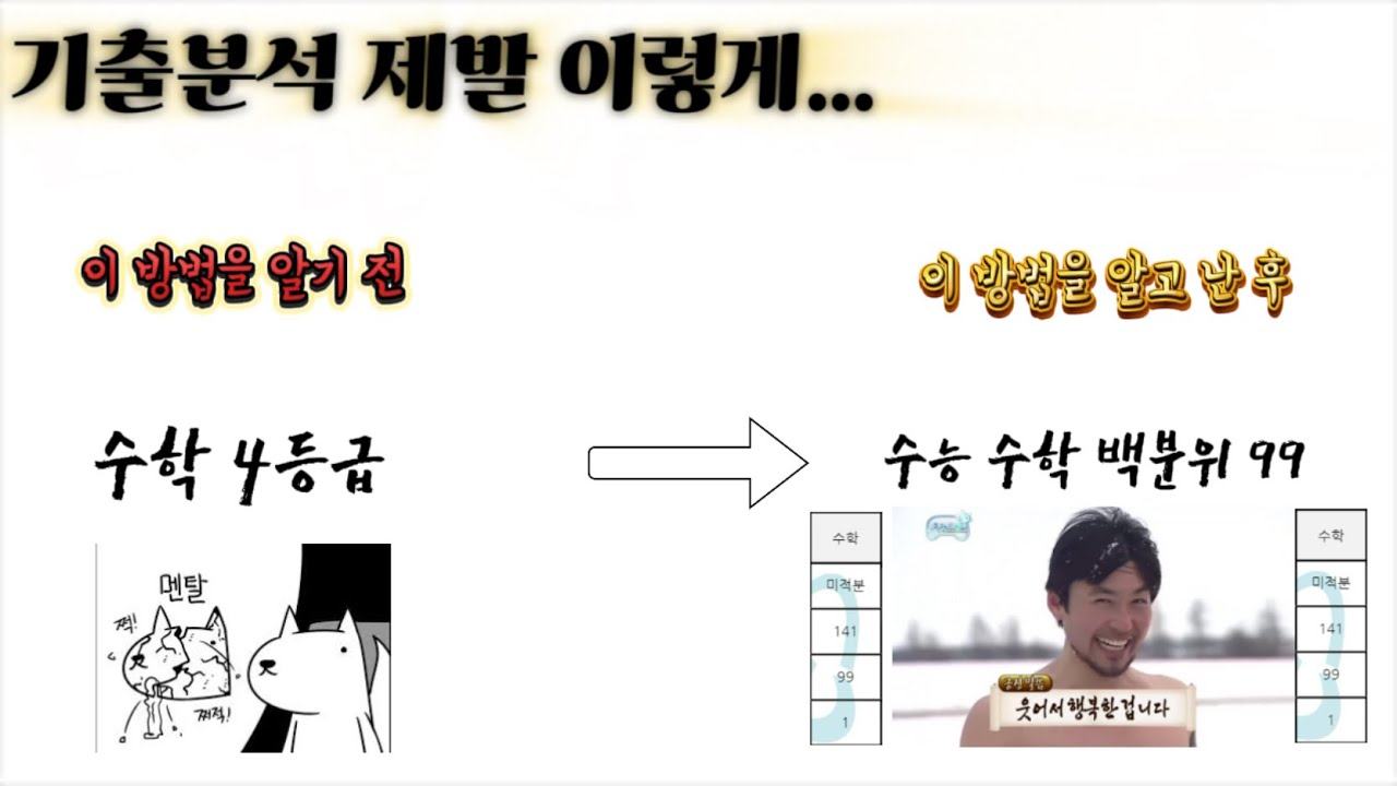 기출 분석은 이렇게 하세요.