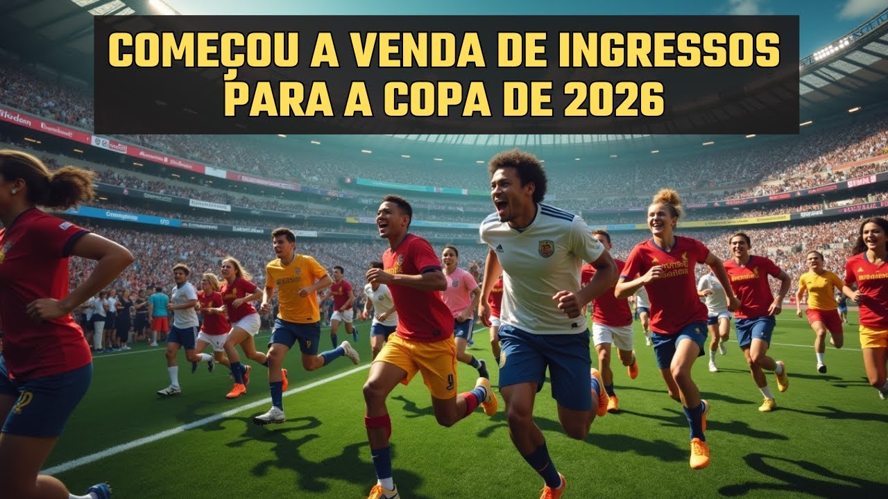 🚨Começou a venda de ingressos para a Copa de 2026 🎫