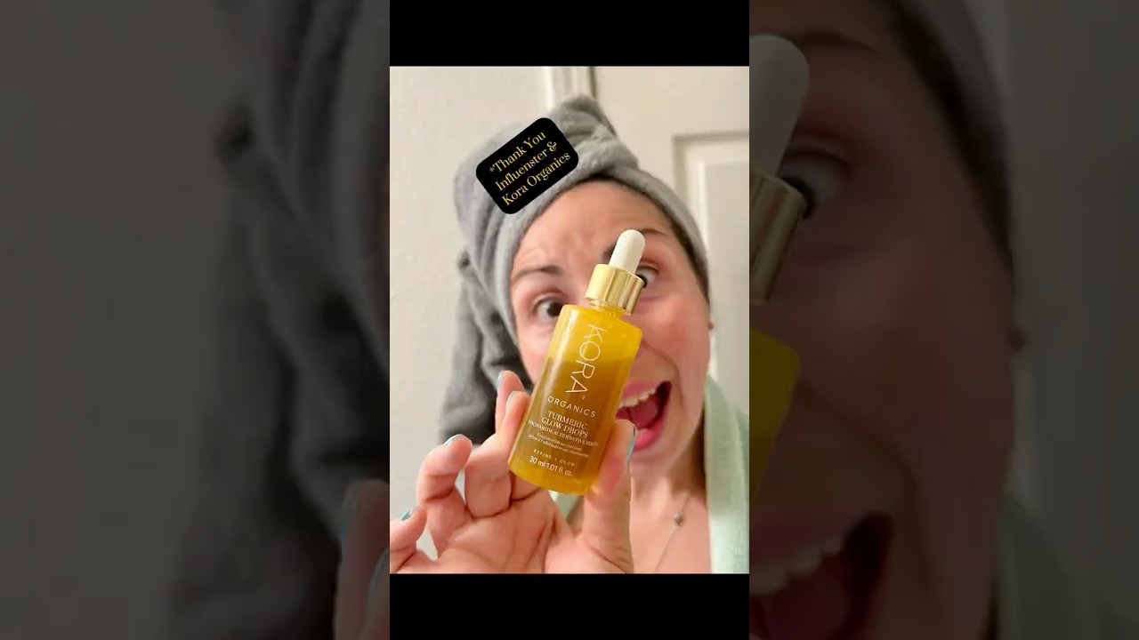 Kora Organic glow drops ✨ glowy ✨ #skincare