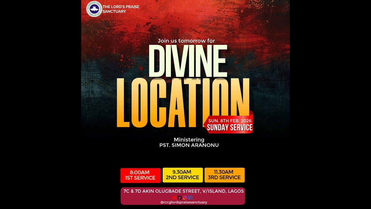 RCCG TLPS THIRD SUNDAY II 2ND SERVICE II 8TH FEBRUARY 2026 II PST. SIMON ARANONU