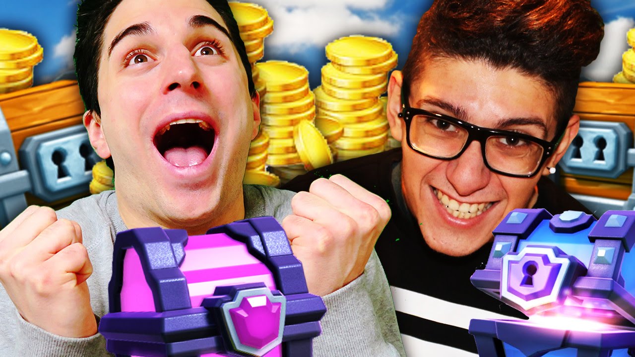 CLASH ROYALE - RUBIAMO I SOLDI A PAPA' E SPACCHETTIAMO 14'000 GEMME w/ St3pNy