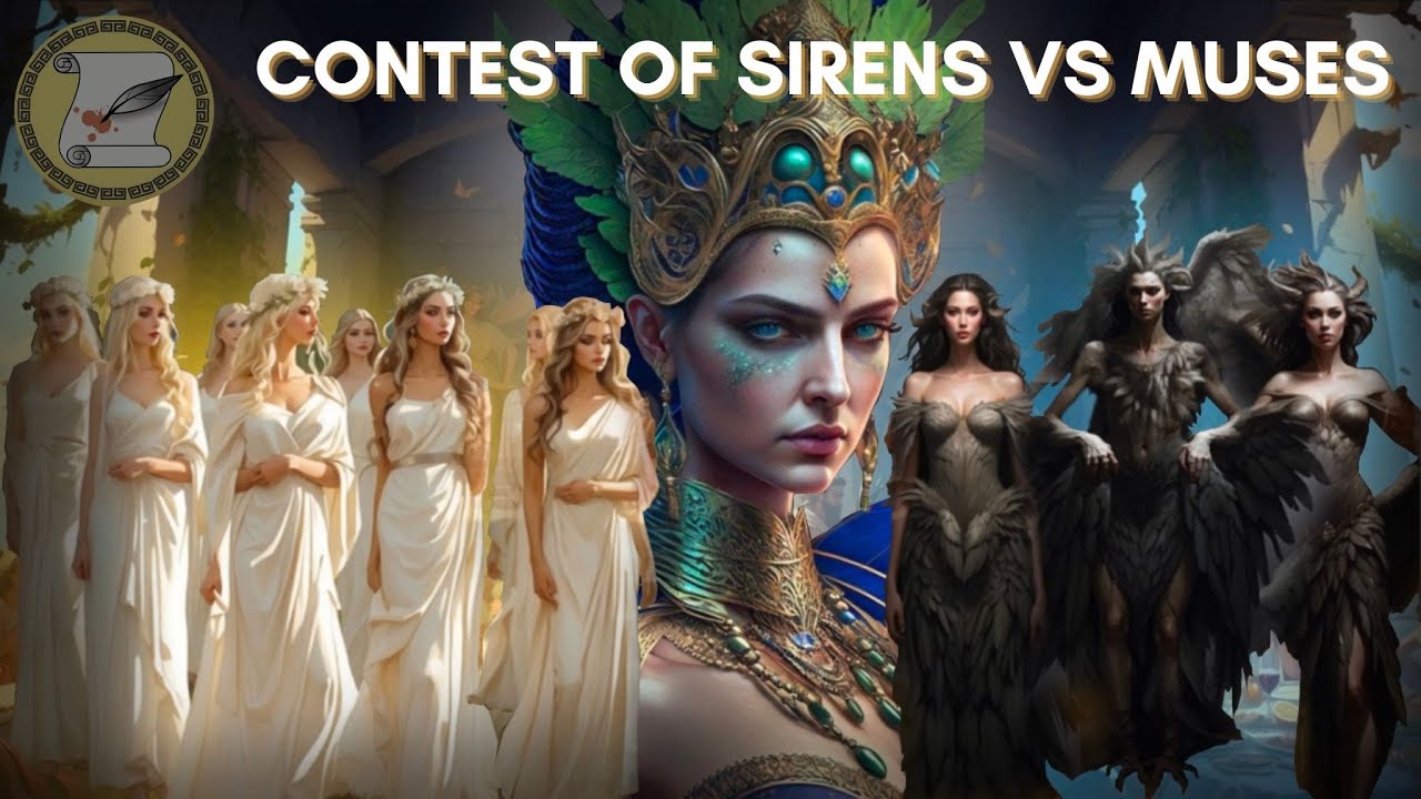 GREEK MYTHOLOGY: The Competition Between the Sirens and The Muses - Told by Hera