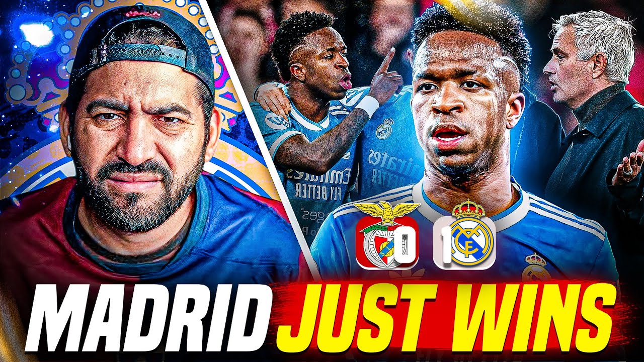 VINÍCIUS JR STUNNER! Real Madrid Strike First vs Benfica | UCL First Leg Reaction