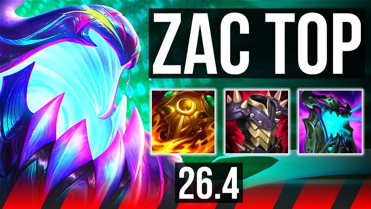 ZAC vs RIVEN (TOP) | 36K damage | EUW Master | 26.4