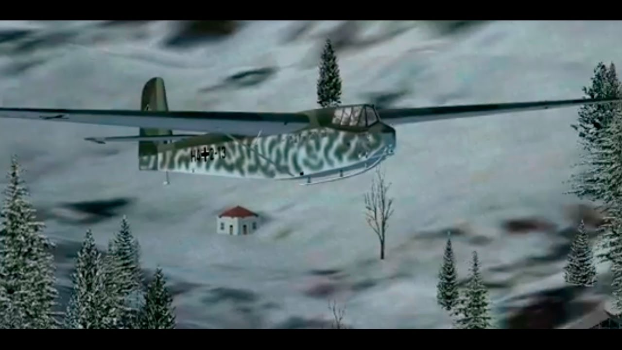LUFTWAFFE DFS 230 - WW2 - German Assault Glider - St. Moritz - Switzerland - FSX - VFR