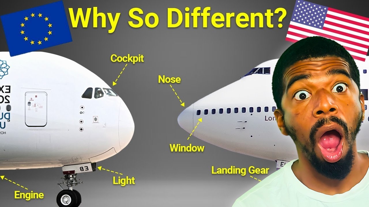 American Reacts to Why American and European Airplanes Are So Different?