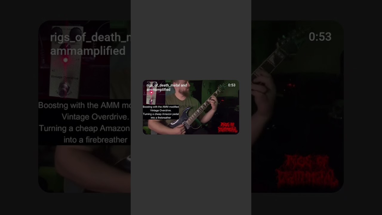 @MrRyanshreds Demo's The Red Label EKONO DRIVE #brutal #metal #chugging #guitar #ammamplified