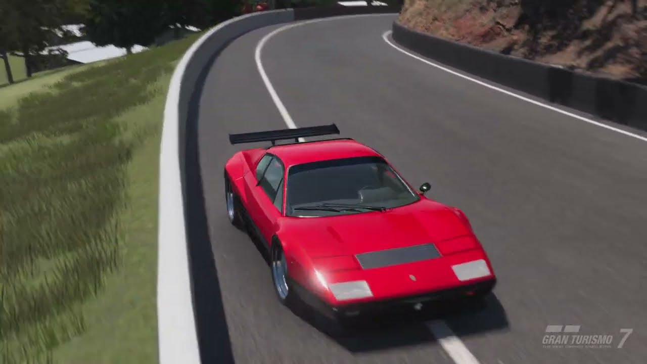 GT7 | Fully upgraded Ferrari 512 BB '76 Test Drive on the Mount Panorama