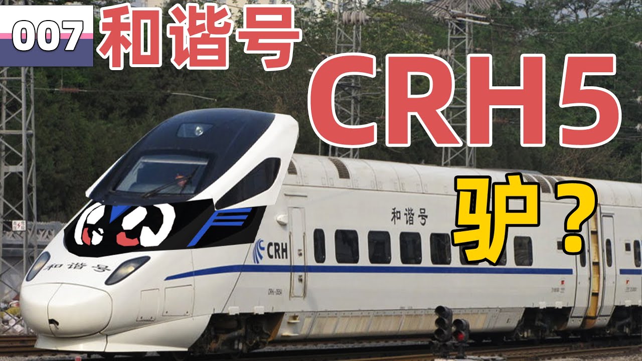【蓝色的高铁？】驴来了！中国高铁和谐号动车中脸最长的一位。为何深受东北和西北人民的喜爱。