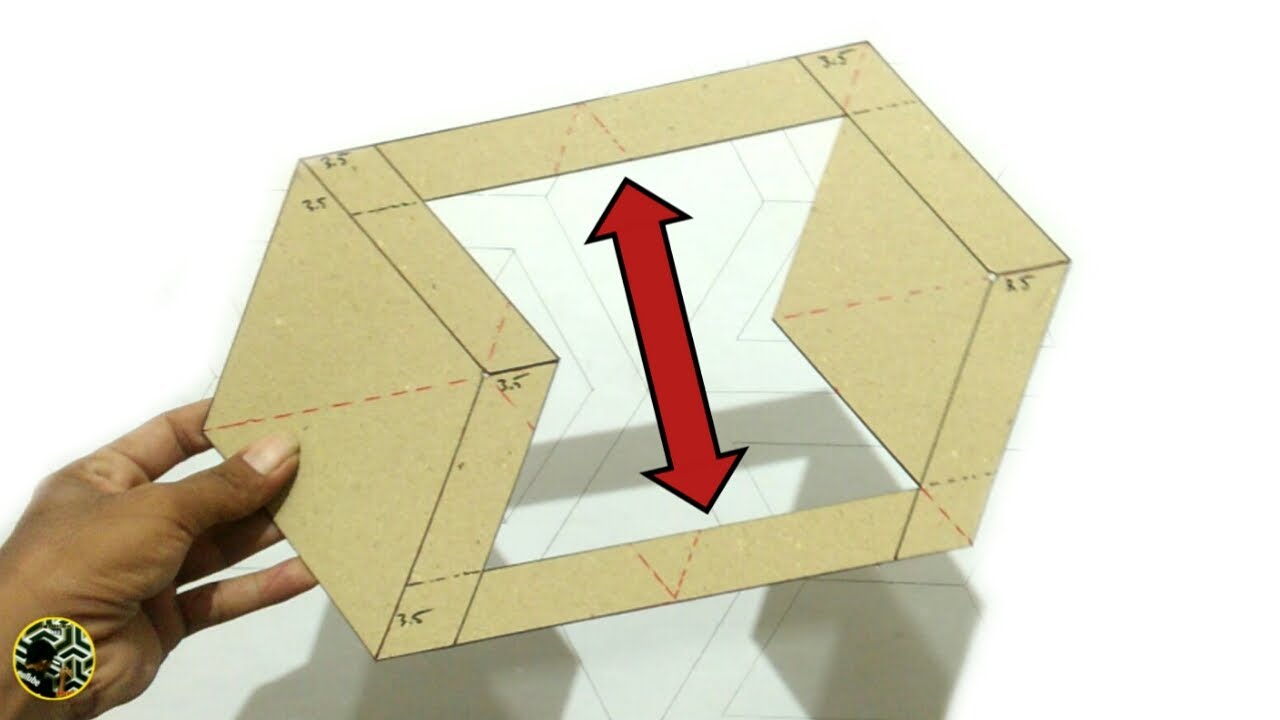 3D WALL PAINTING DESIGN BOX CLASCIC MODEREND | 3D WALL DECORATION IDEAS | CAT TEMBOK KREATIF 3D #201