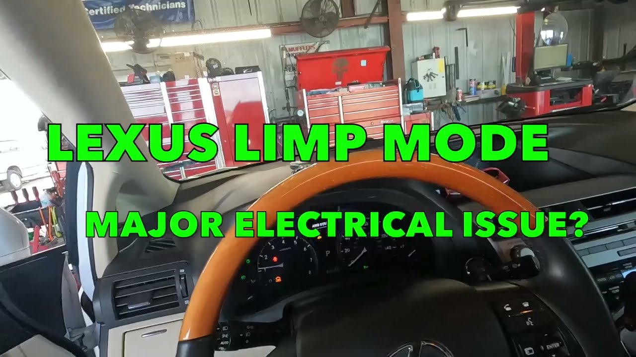 LEXUS RX330, BATTERY DIED, LIMP MODE ELECTRICAL ISSUE...