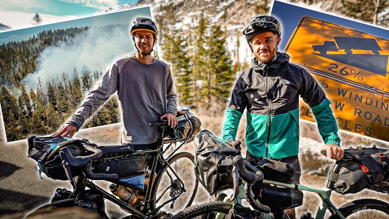 Mit Fahrrad im Waldbrand & 26% Steigung auf 1.000km USA Bike Tour | Folge 2