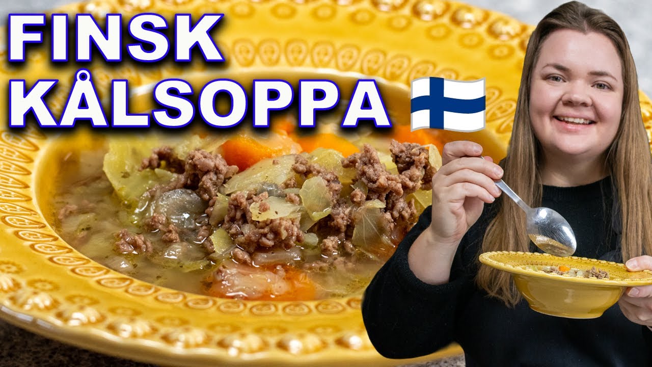 Enkel kålsoppa på finskt vis - billig och god mat