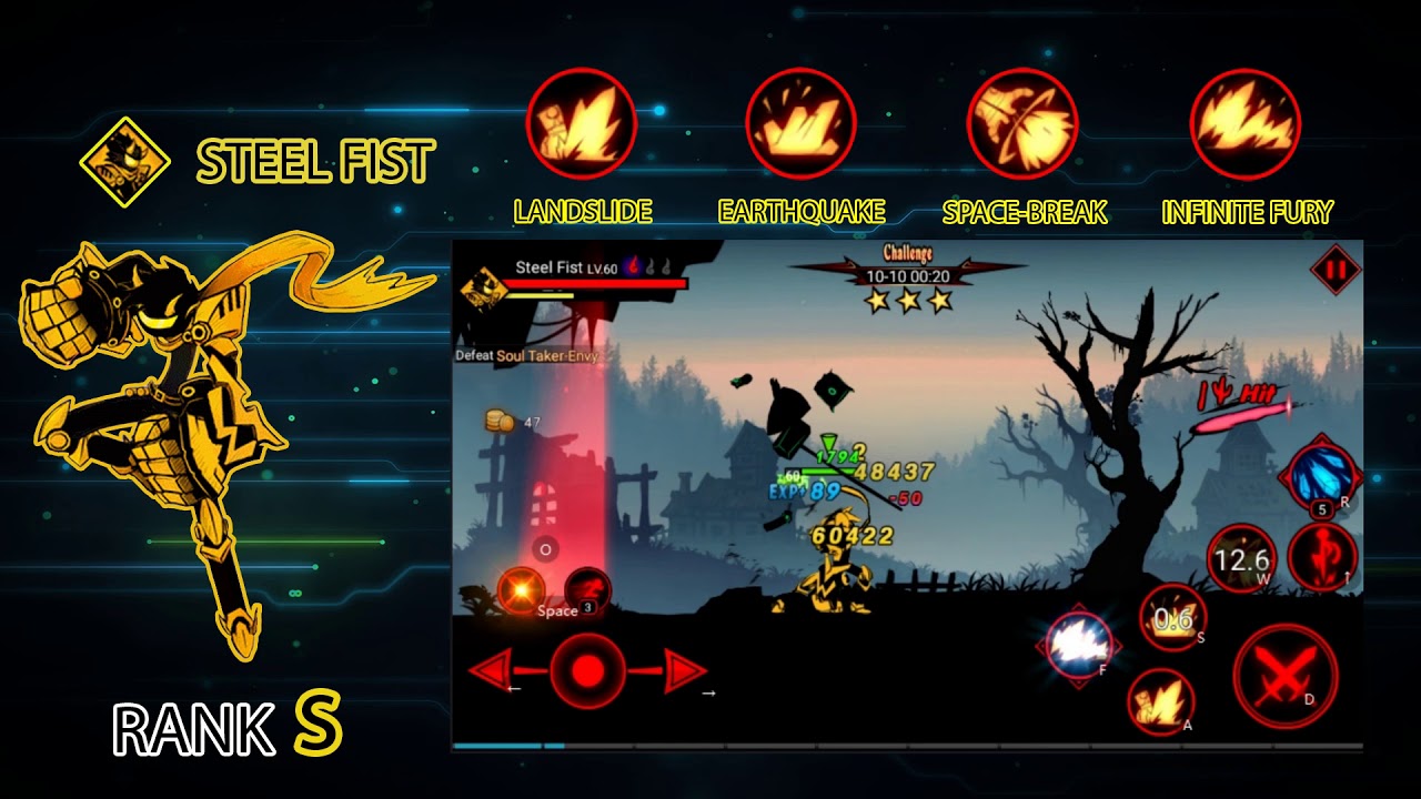LEAGUE OF STICKMAN 2 | HERO | STEEL FIST