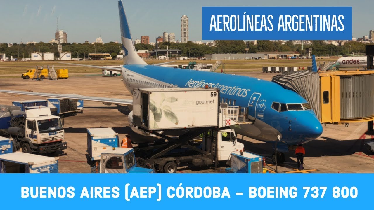 Buenos Aires Córdoba Boeing 737 Aerolíneas Argentinas