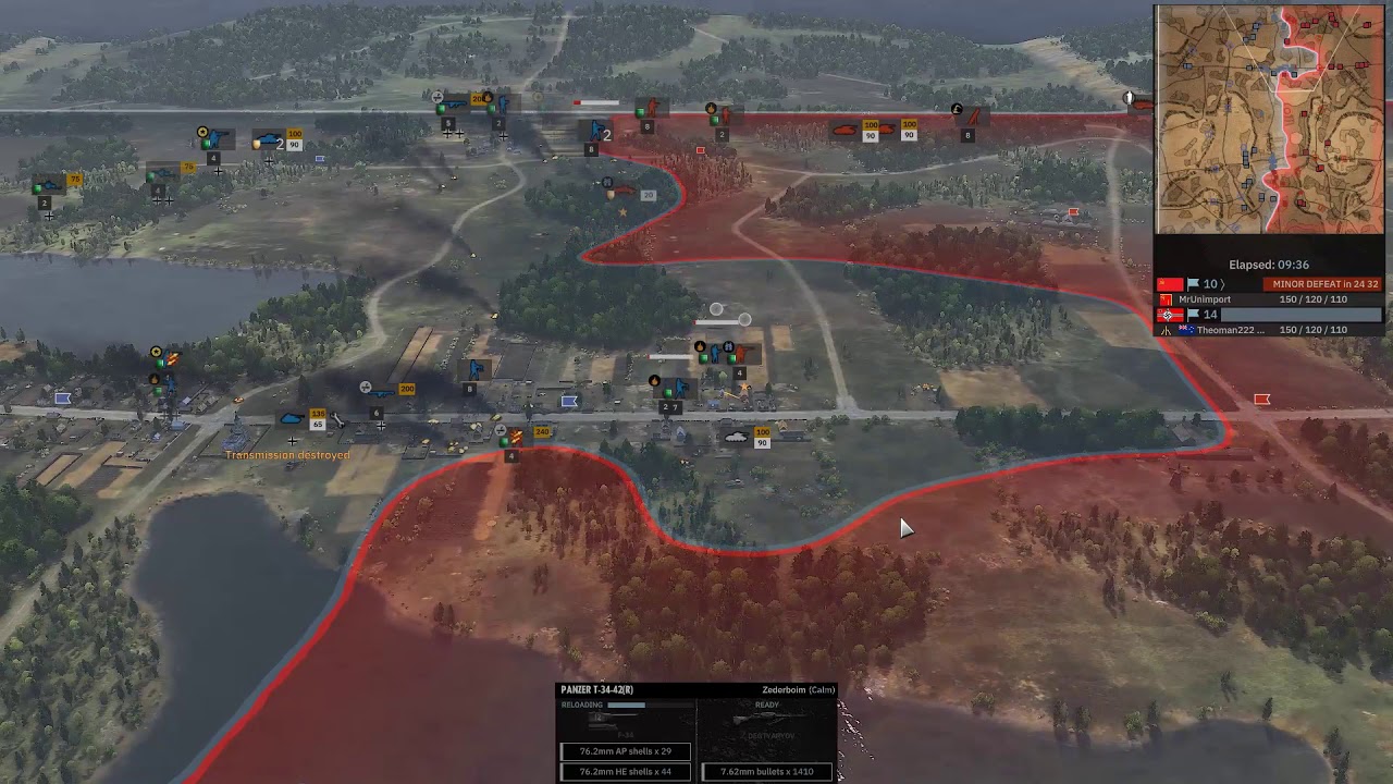 SD 2 - Mr Unimport (Group Tyurina - Vanguard) vs Theoman222 (20th Pzr - Vanguard) - Sianno