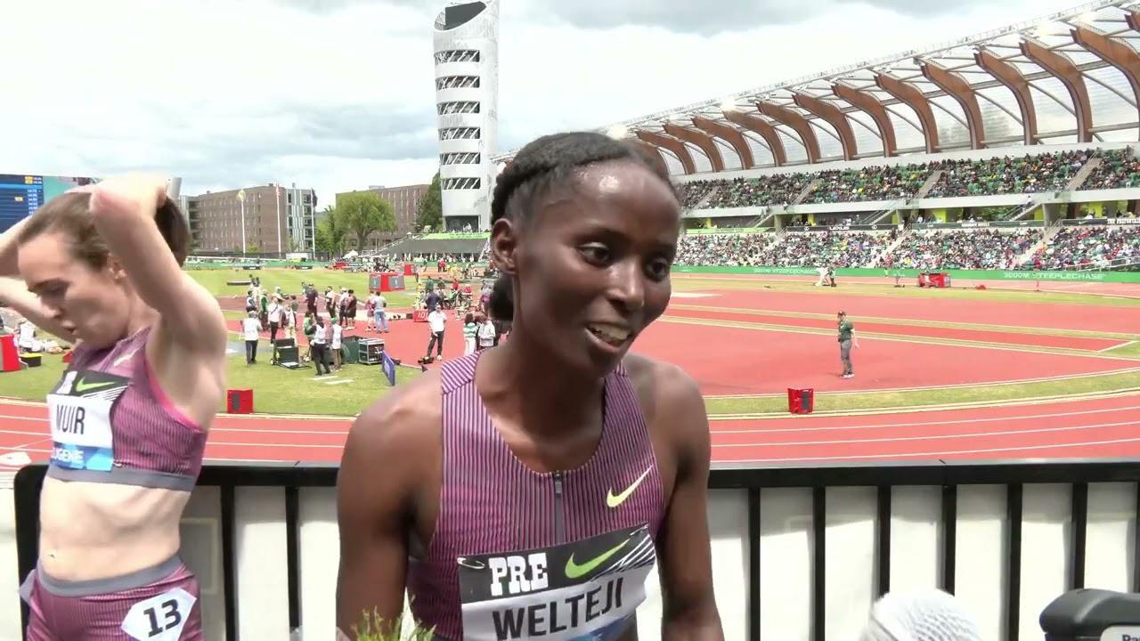 Diribe Welteji Women's 1500m 1st Place   Eugene Diamond League   Nike Prefontaine Classic 2024