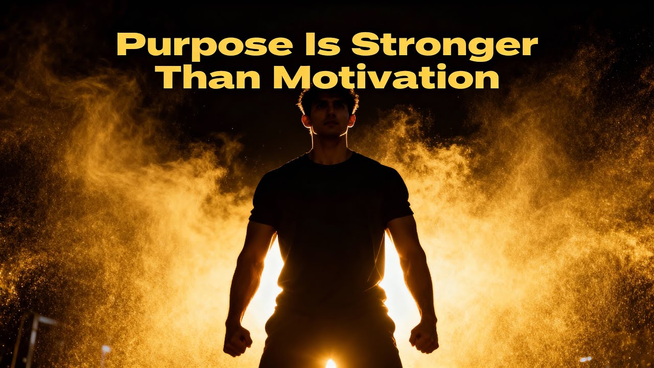 Purpose Is Stronger Than Motivation, Live With Purpose, Stay Consistent, Achieve Your Goals