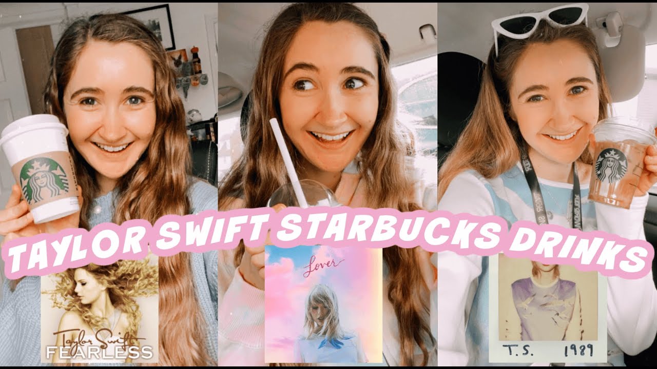 ordering starbucks drinks like taylor swift albums challenge ♡
