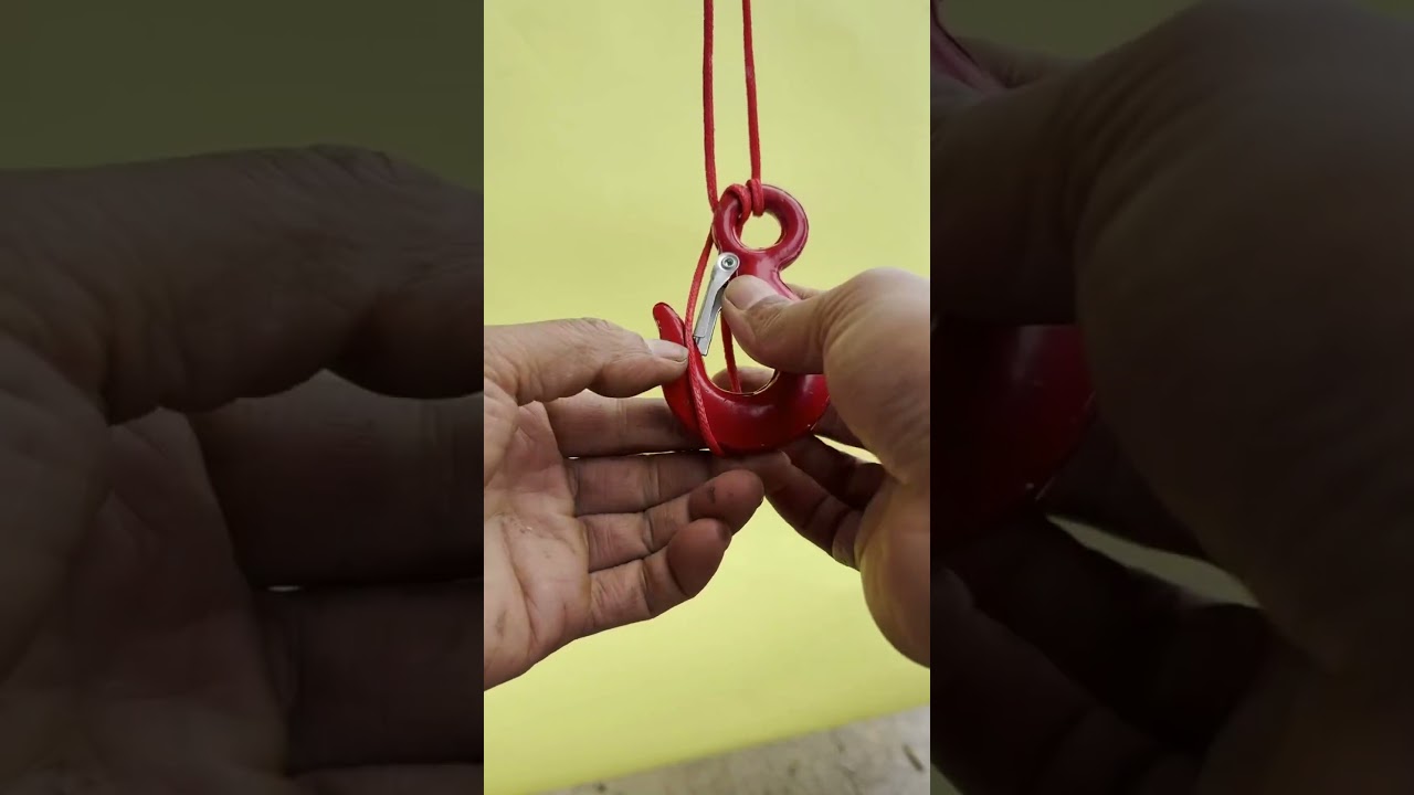 Zero-Basic Tutorial: Clear Steps for Tying a Rope to a Hook