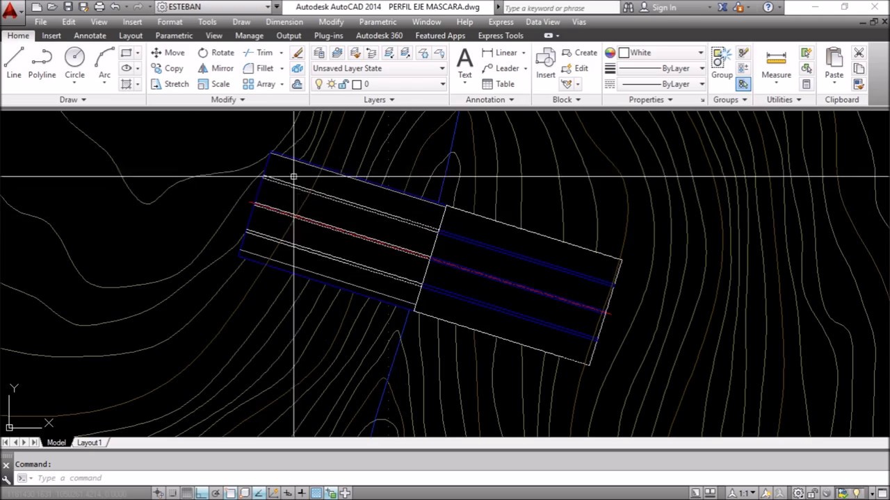 MASCARA ,WIPEOUT O FONDO DIBUJO (AUTOCAD)