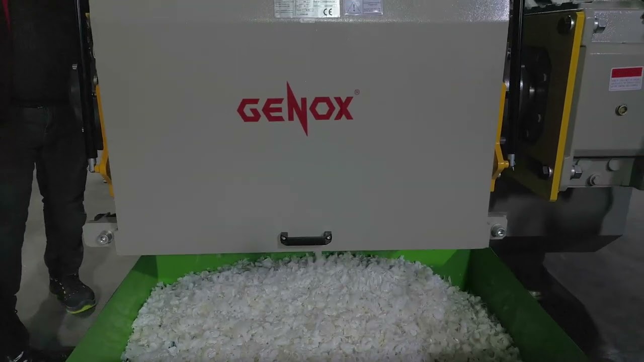 GENOX V1000L | Shredder – PE Takoz Parçalama