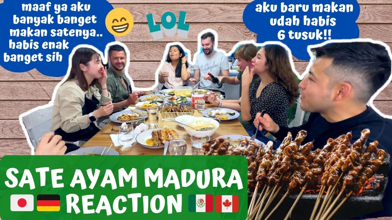 PADA KLEPEK2 SAMA RASANYA: KEHANGATAN PERSAHABATAN BEDA NEGARA DISPONSORI OLEH SATE AYAM MADURA!!!