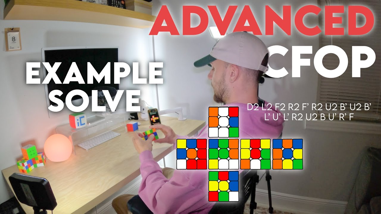 advanced CFOP method - example solve