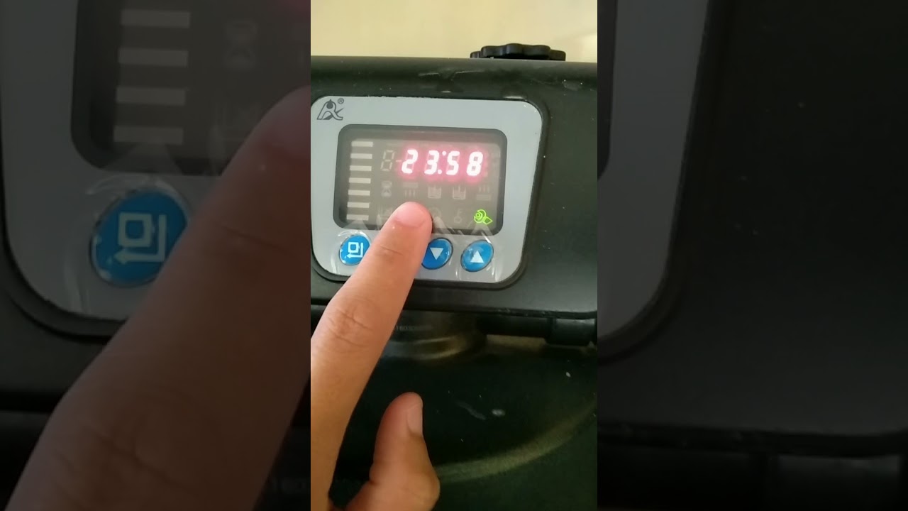 Backwashing tutorial for an Automatic Water Refilling Machine