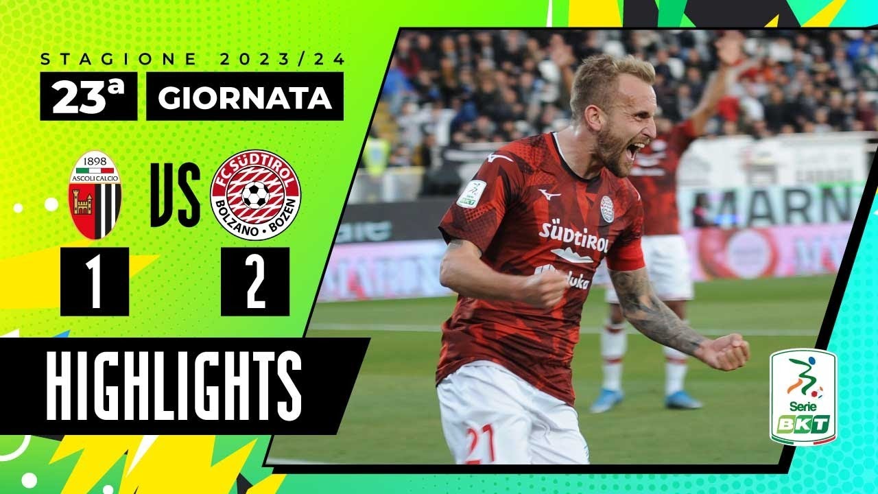 Ascoli vs Südtirol 1-2 | Vittoria che pesa per i ragazzi di Valente | HIGHLIGHTS SERIE BKT 2023-2024