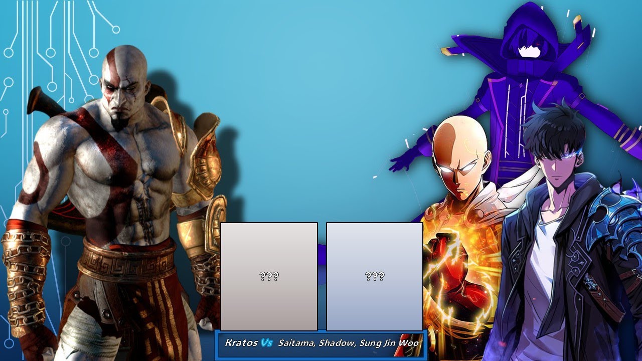 Kratos Vs Shadow, Saitama & Sung Jin-Woo Power Level