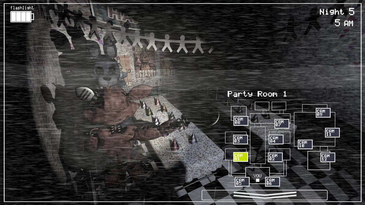 Withered Foxy Rips Bonnie's Face Off FNaF in Real Time Animated