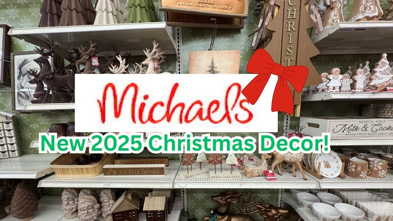 РОЖДЕСТВЕНСКИЙ ДОМАШНИЙ ДЕКОР MICHAELS 2025 🎄ПОКУПАЙТЕ СО МНОЙ ☃️НОВЫЙ ПРАЗДНИЧНЫЙ ДЕКОР🎄