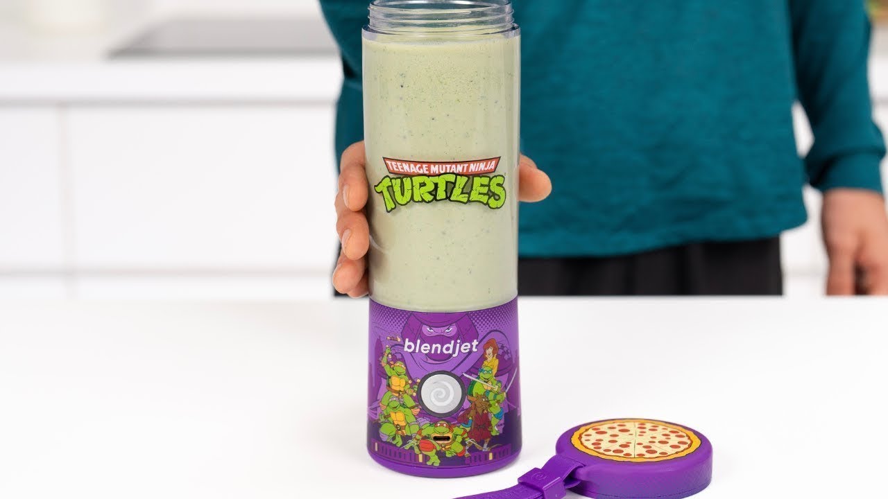 TMNT Green Ooze Protein Shake BlendJet Recipe
