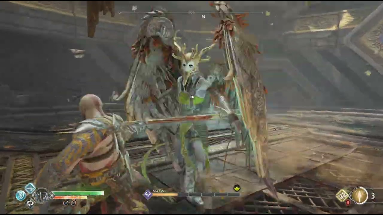 Kratos vs Rota - God Of War - PS5